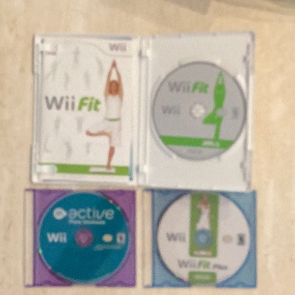 Wii Fit Nintendo Wii Game & Wii Fit Plus Fitness Weight Loss Active Workouts Lot - Picture 3 of 3